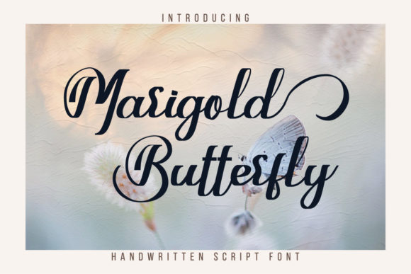 Marigold Butterfly Font