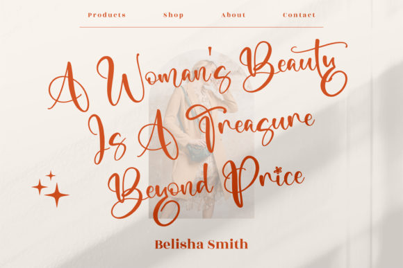 Marliana Alisha Font Poster 7