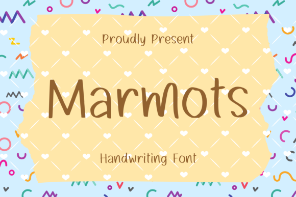 Marmots Font Poster 1