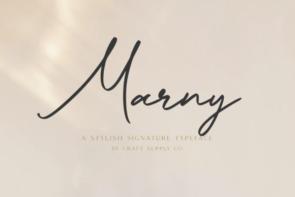 Marny Font Poster 1