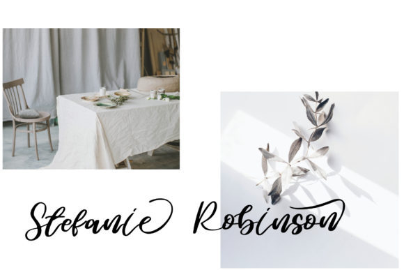 Marthena Swans Font Poster 2