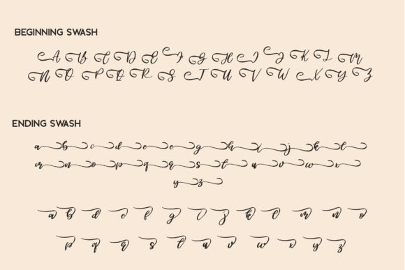 Marthena Swans Font Poster 8
