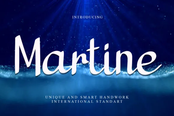 Martine Font Martine Font Poster 1
