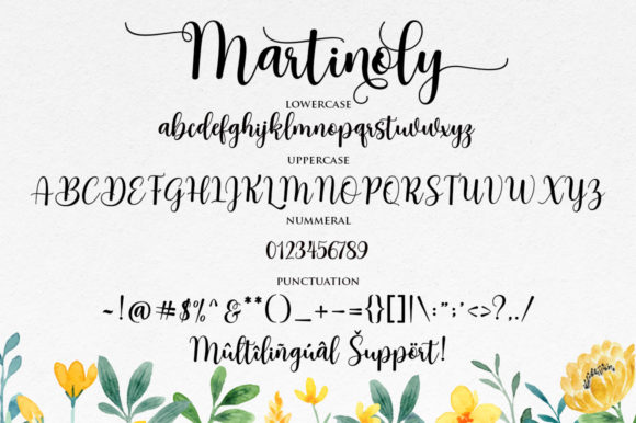 Martinoly Font Poster 7