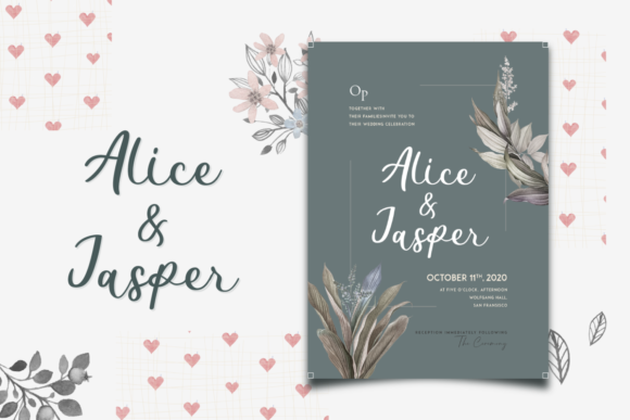 Mary Alice Font Poster 8