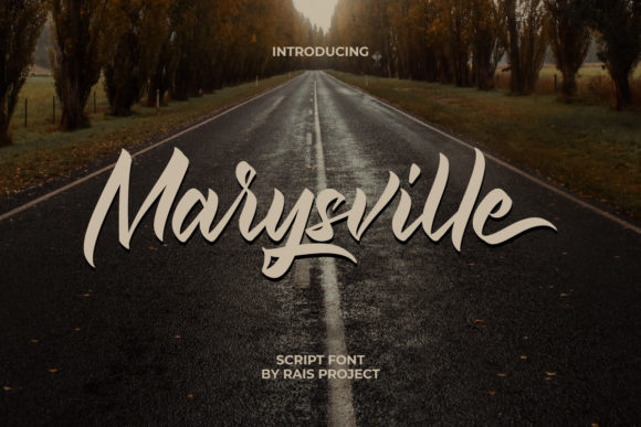 Marysville Font Poster 1