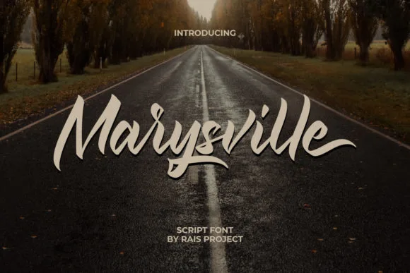 Marysville Font Marysville Font Poster 1