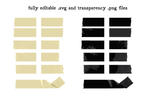 Masking Tape Note Font Poster 4