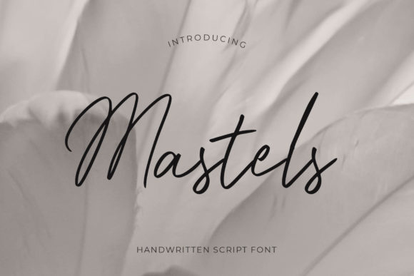 Mastels Font Poster 1