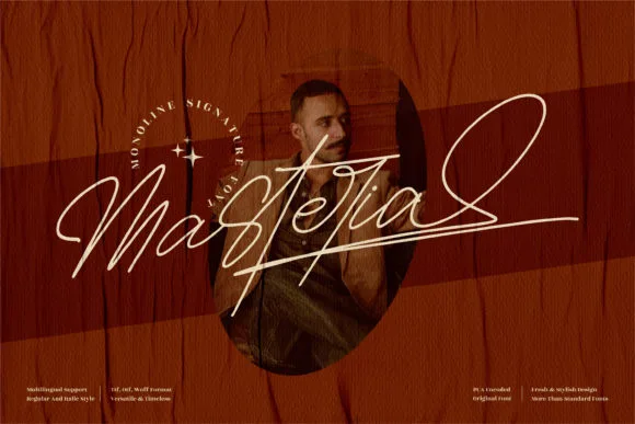 Masteria Font Masteria Font Poster 1