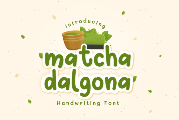 Matcha Dalgona Font Poster 1