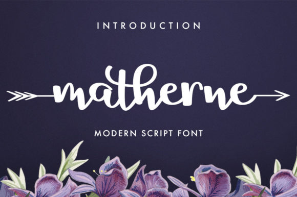 Matherne Script Font