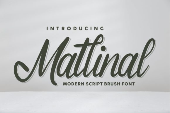 Matlinal Script Font Poster 1