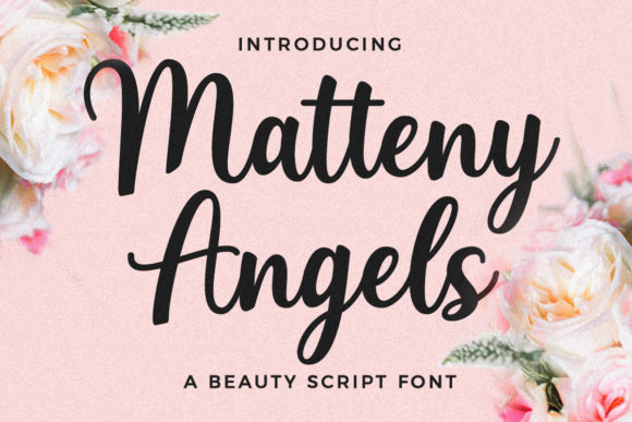 Matteny Angels Font Poster 1