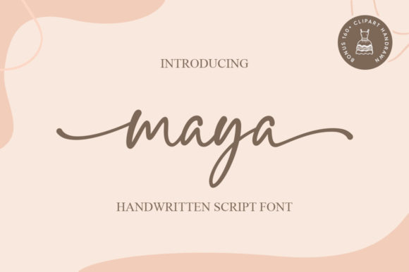 Maya Font Poster 1