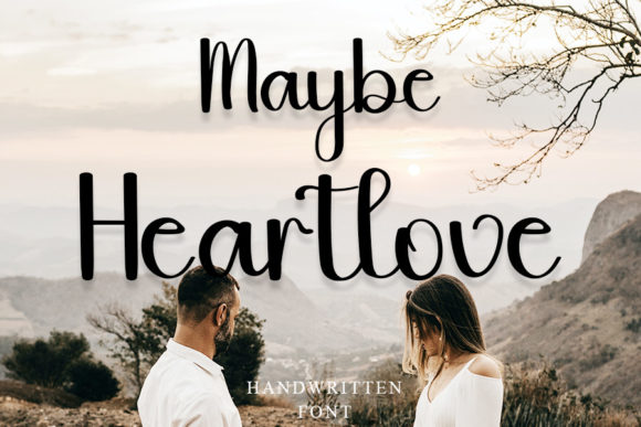 Maybe Heartlove Font Poster 1