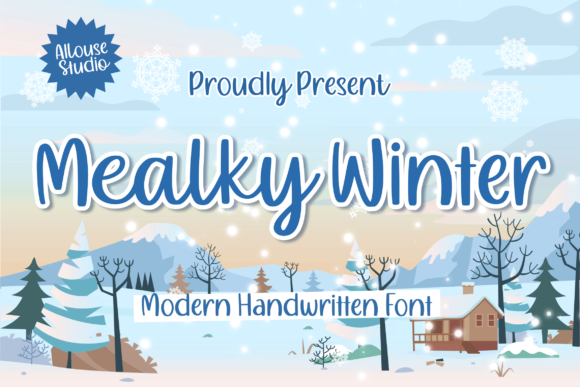 Mealky Winter Font Poster 1