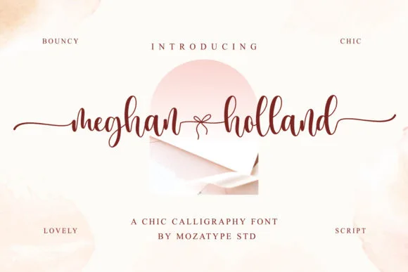 Meghan Holland Font Meghan Holland Font Poster 1