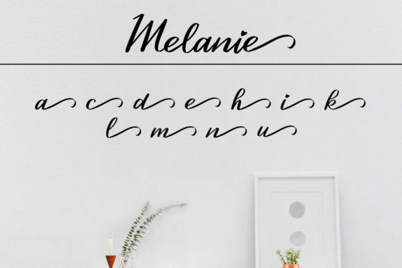 Melanie Font Poster 6