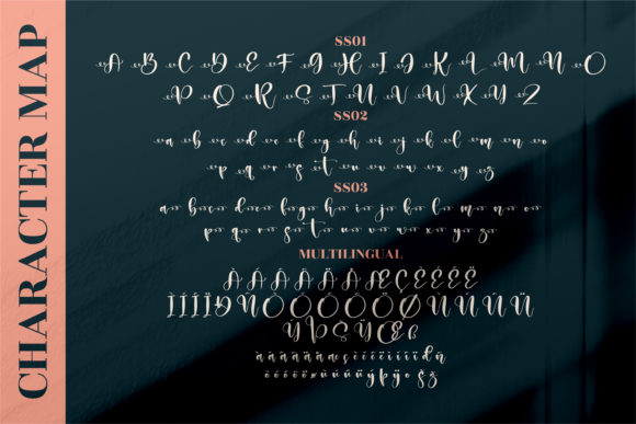 Melantic Beauty Font Poster 13
