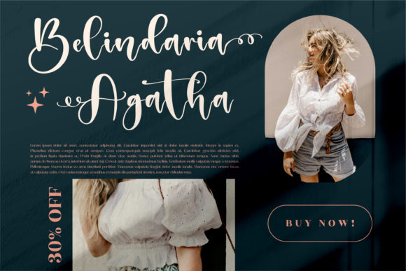 Melantic Beauty Font Poster 4