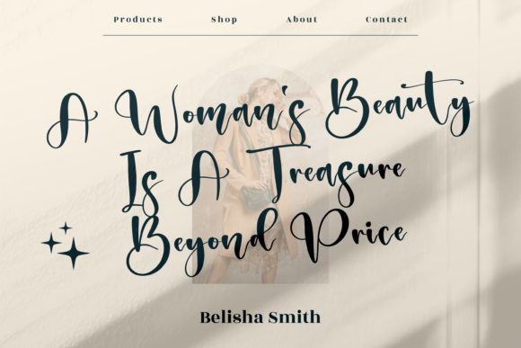 Melantic Beauty Font Poster 7