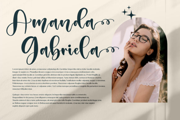 Melantic Beauty Font Poster 9