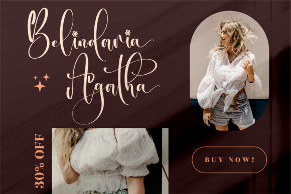 Melanytha Font Poster 4