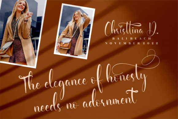 Melinda Amatha Font Poster 5