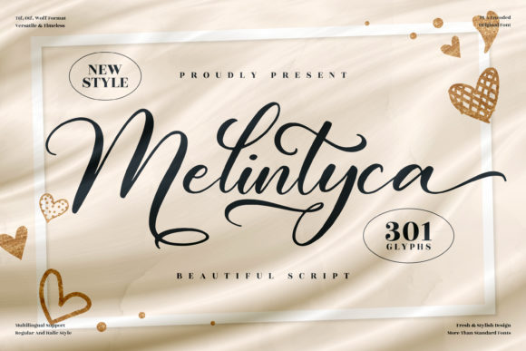 Melintyca Font Poster 1