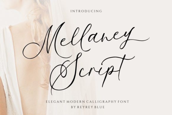 Mellaney Script Font Poster 1