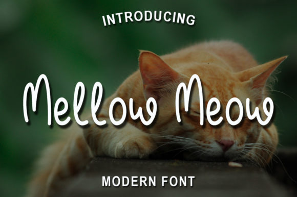Mellow Meow Font Poster 1