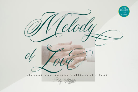 Melody of Love Font Poster 1