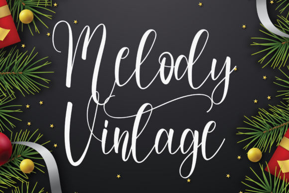 Melody Vintage Font Poster 1