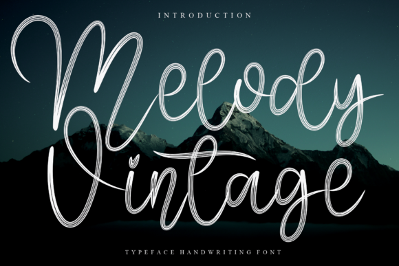 Melody Vintage Font Poster 1