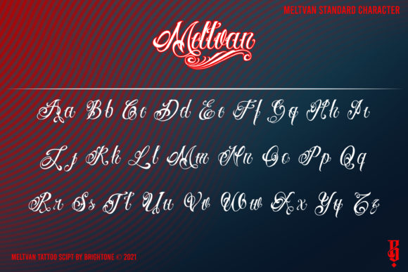 Meltvan Font Poster 5