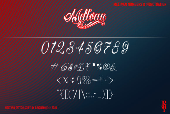 Meltvan Font Poster 6