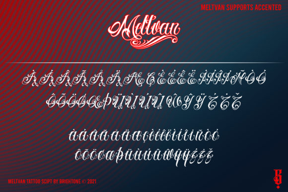 Meltvan Font Poster 7