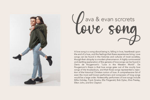 Melyna Font Poster 6