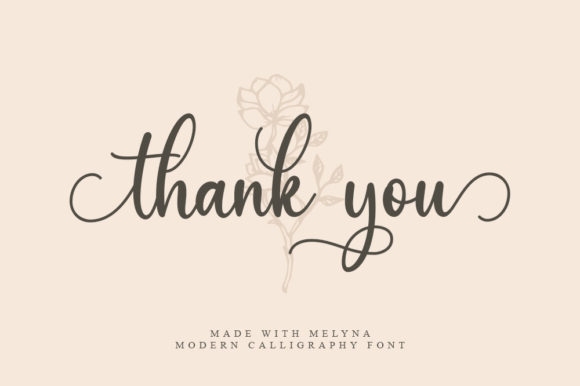 Melyna Font Poster 10