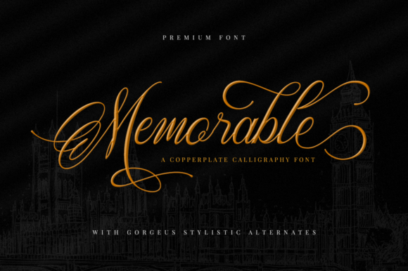 Memorable Font Memorable Font Poster 1