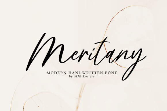 Meritany Font Poster 1