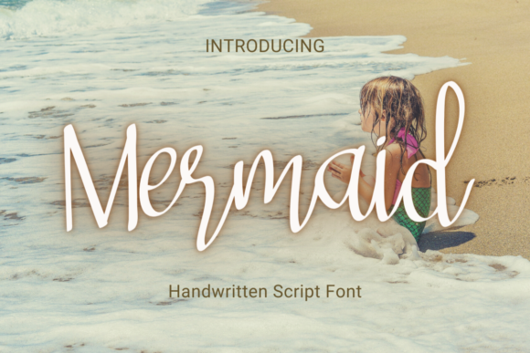 Mermaid Font Poster 1