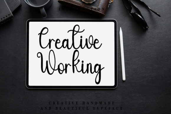 Mermaid Beautiful Font Poster 4