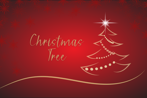 Merry Christmas Font Poster 3
