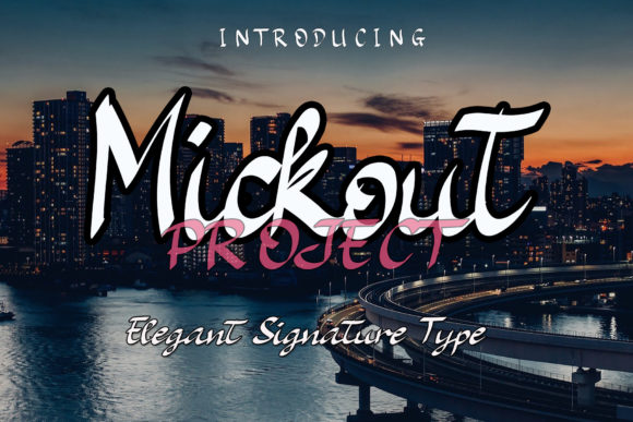 Mickout Project Font Poster 1