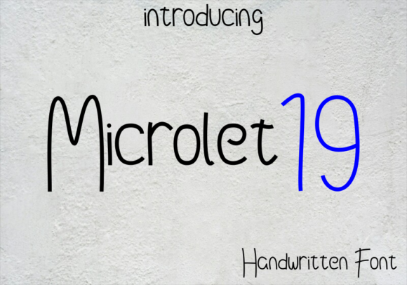 Microlet19 Font