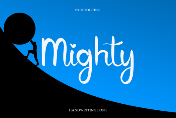 Mighty Font Poster 1