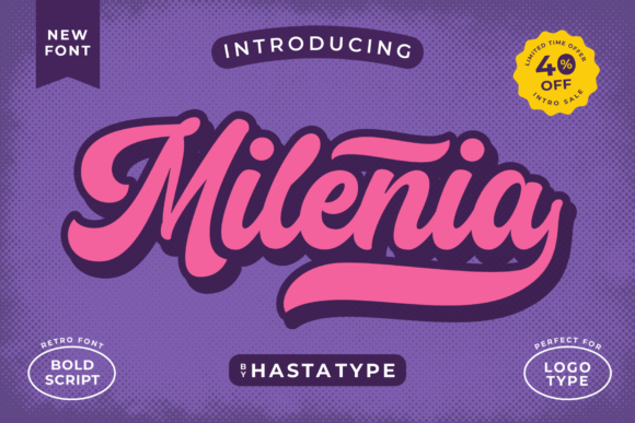 Milenia Font Poster 1