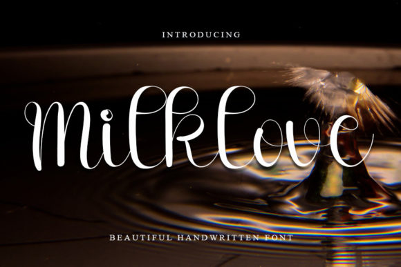 Milklove Font Poster 1